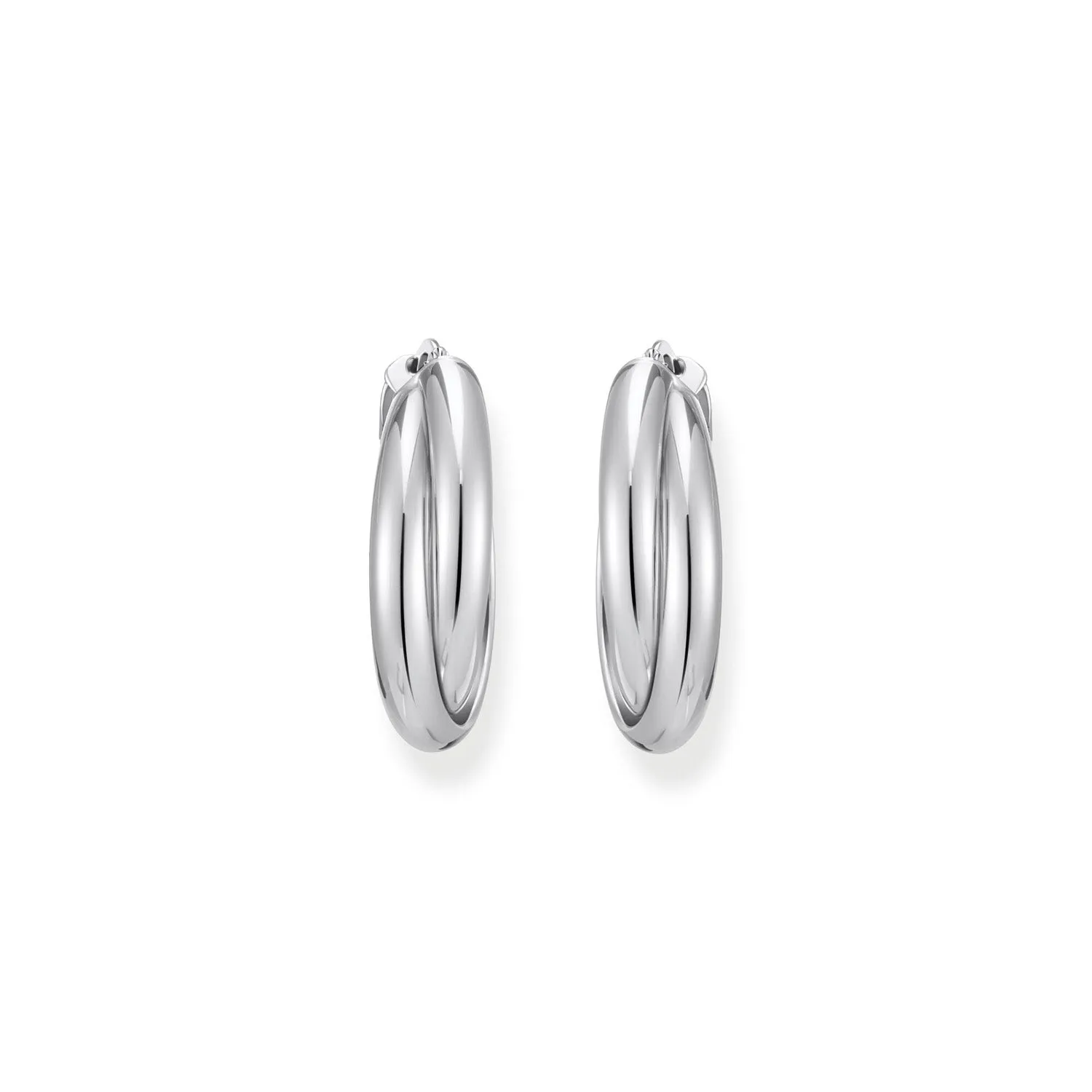 Thomas Sabo Sterling Silver Essential Intertwined 27mm Hoop Earring