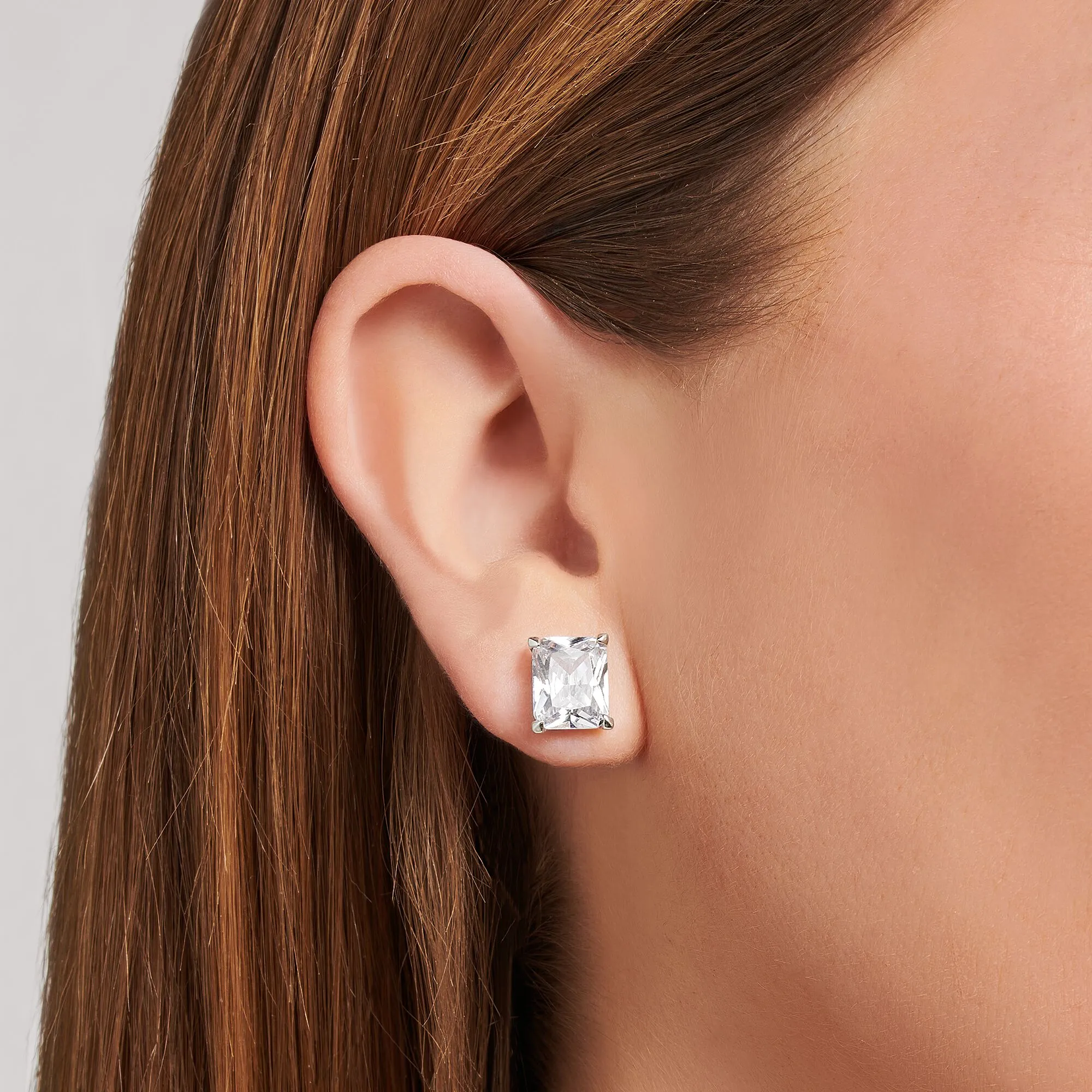 Thomas Sabo Sterling Silver White Stud Earrings