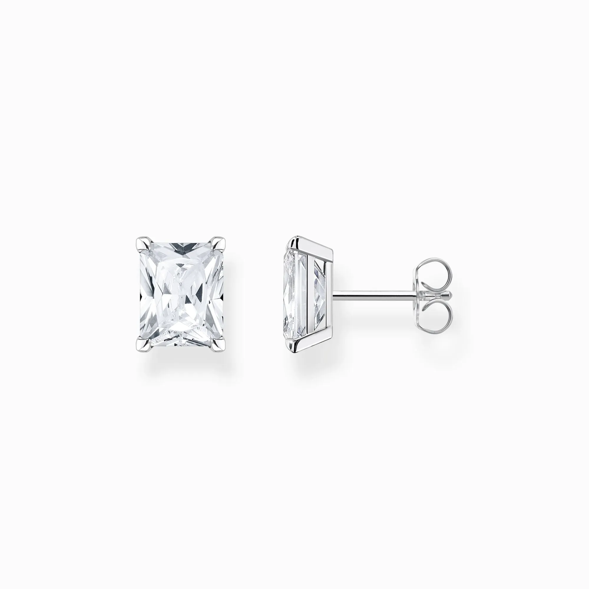 Thomas Sabo Sterling Silver White Stud Earrings