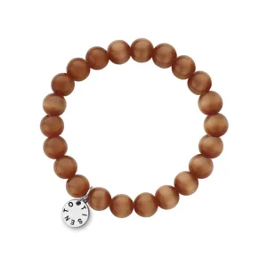 Ti Sento Sterling Silver Burnt Orange Bracelet D