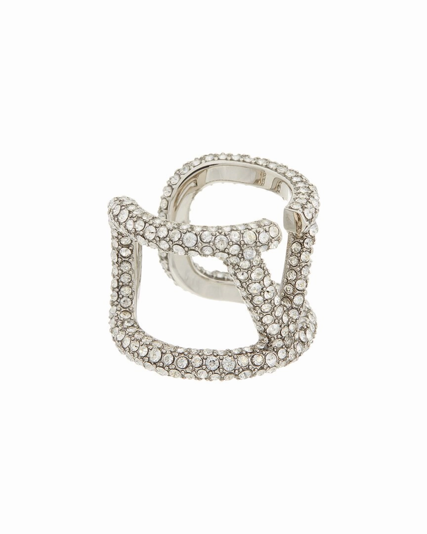 Valentino VLogo Signature Swarovski Ring