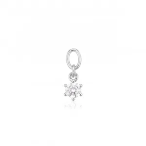 White Zirconia Circolo Uno Earring Charm SJ-CH2371-CZ