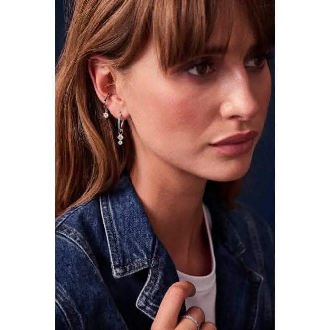 White Zirconia Circolo Uno Earring Charm SJ-CH2371-CZ